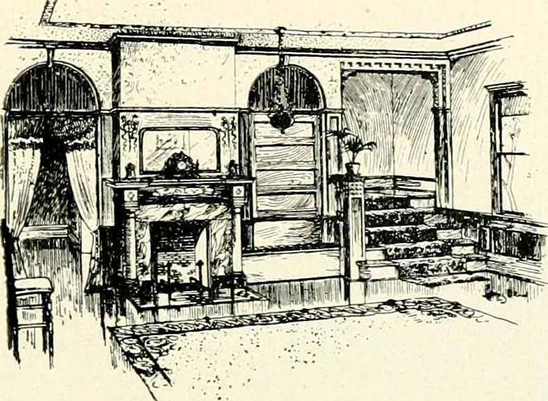 An illustration from Wing & Mahurin, architects, Fort Wayne, Ind, 1896, leaf 96