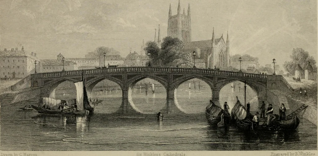 An illustration from Winkles's architectural and picturesque illustrations of the cathedral churches of England and Wales, 1836, leaf 103