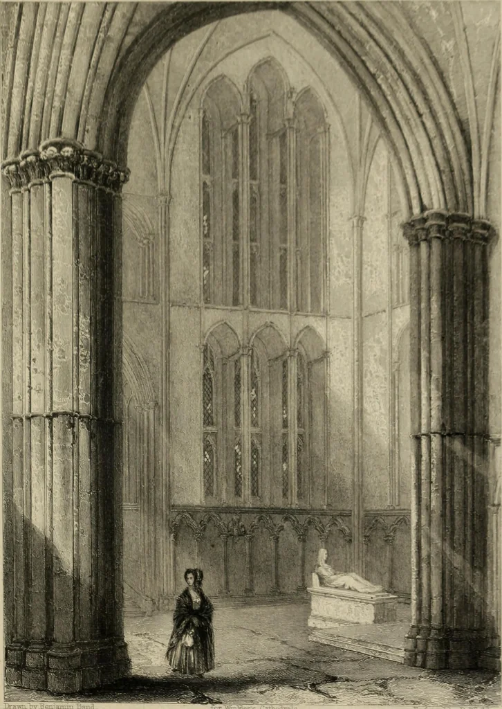 An illustration from Winkles's architectural and picturesque illustrations of the cathedral churches of England and Wales, 1836, leaf 118