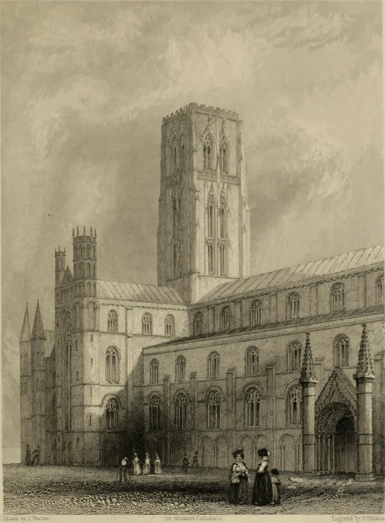An illustration from Winkles's architectural and picturesque illustrations of the cathedral churches of England and Wales, 1836, leaf 136