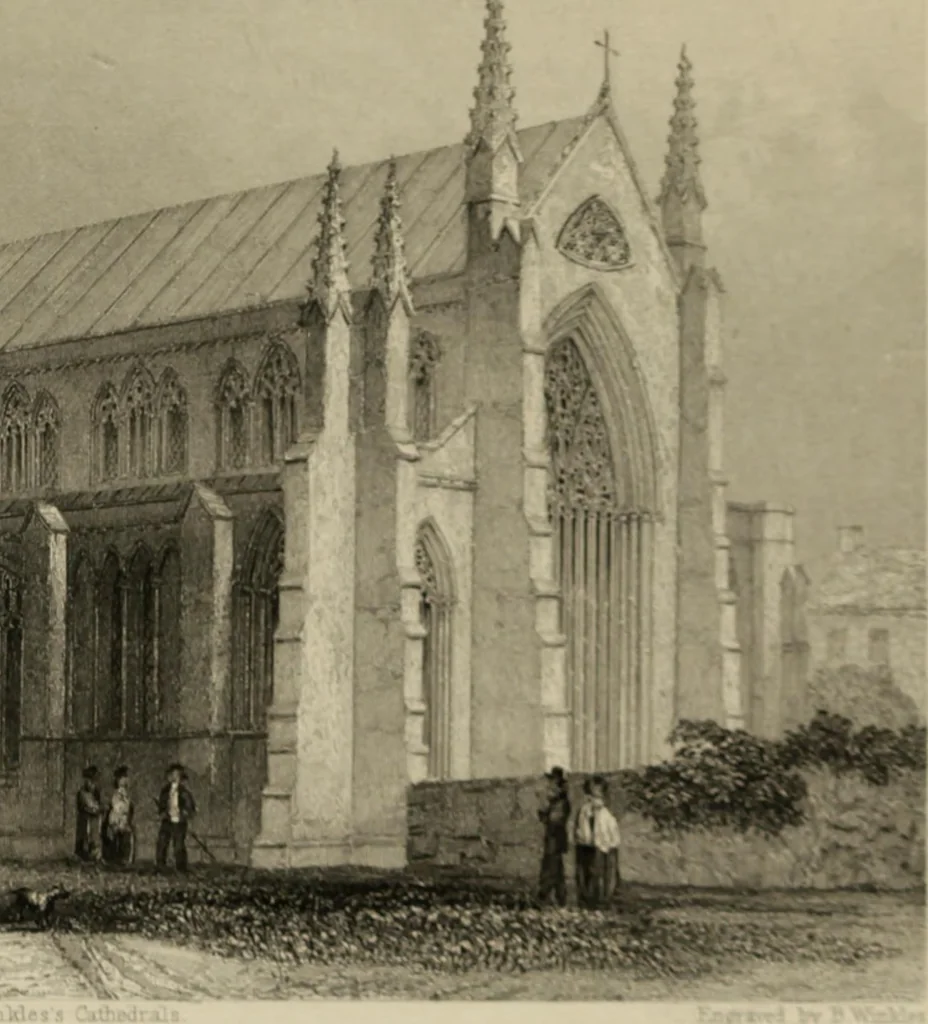 An illustration from Winkles's architectural and picturesque illustrations of the cathedral churches of England and Wales, 1836, leaf 168