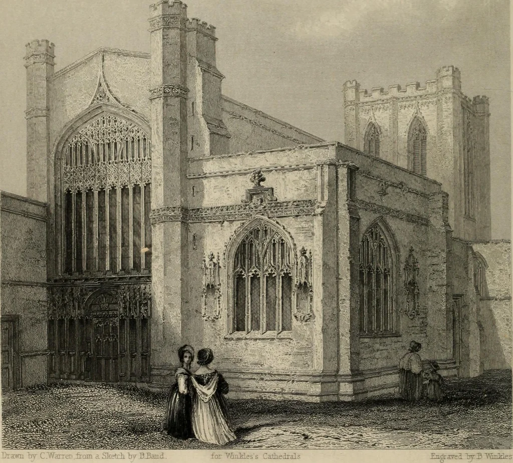An illustration from Winkles's architectural and picturesque illustrations of the cathedral churches of England and Wales, 1836, leaf 193