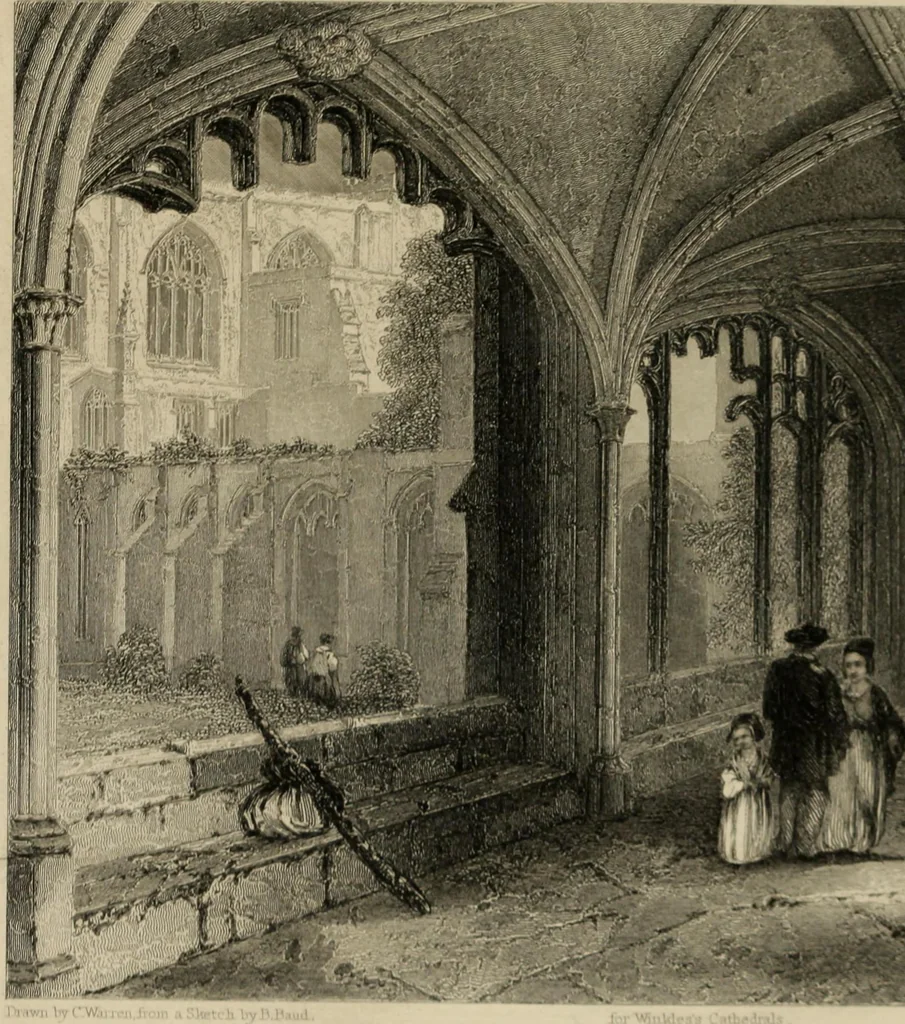An illustration from Winkles's architectural and picturesque illustrations of the cathedral churches of England and Wales, 1836, leaf 206