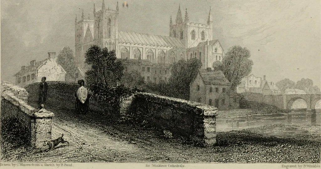 An illustration from Winkles's architectural and picturesque illustrations of the cathedral churches of England and Wales, 1836, leaf 223