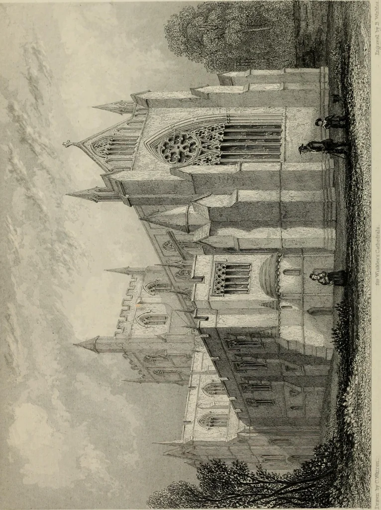 An illustration from Winkles's architectural and picturesque illustrations of the cathedral churches of England and Wales, 1836, leaf 229