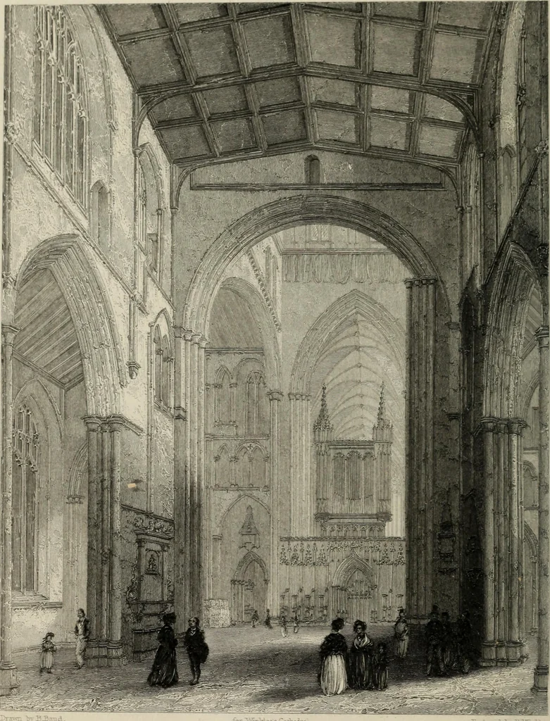 An illustration from Winkles's architectural and picturesque illustrations of the cathedral churches of England and Wales, 1836, leaf 233