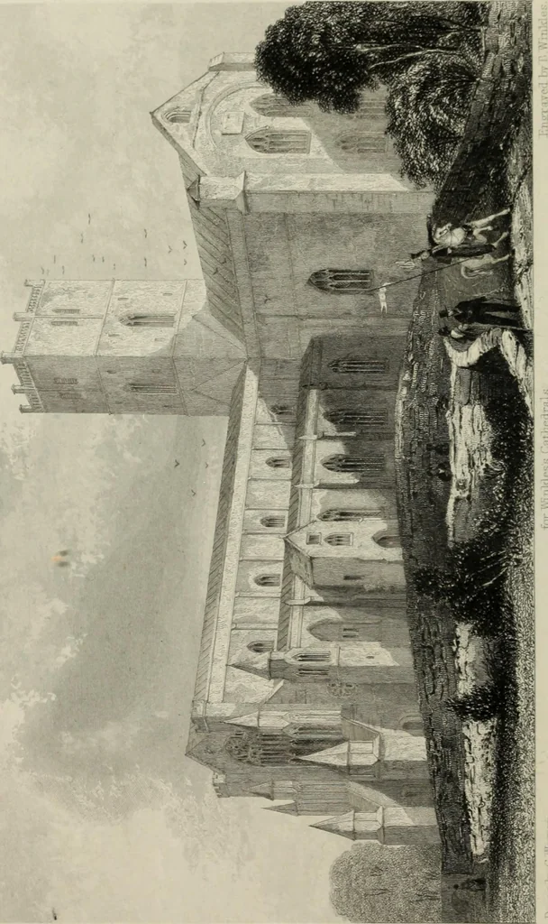 An illustration from Winkles's architectural and picturesque illustrations of the cathedral churches of England and Wales, 1836, leaf 245
