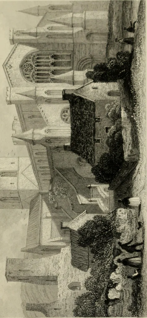 An illustration from Winkles's architectural and picturesque illustrations of the cathedral churches of England and Wales, 1836, leaf 250