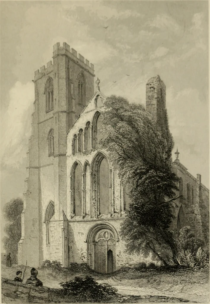 An illustration from Winkles's architectural and picturesque illustrations of the cathedral churches of England and Wales, 1836, leaf 262