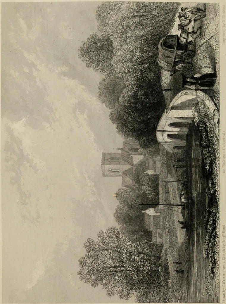 An illustration from Winkles's architectural and picturesque illustrations of the cathedral churches of England and Wales, 1836, leaf 273