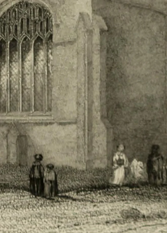 An illustration from Winkles's architectural and picturesque illustrations of the cathedral churches of England and Wales, 1836, leaf 292