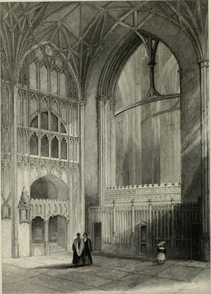 An illustration from Winkles's architectural and picturesque illustrations of the cathedral churches of England and Wales, 1836, leaf 57