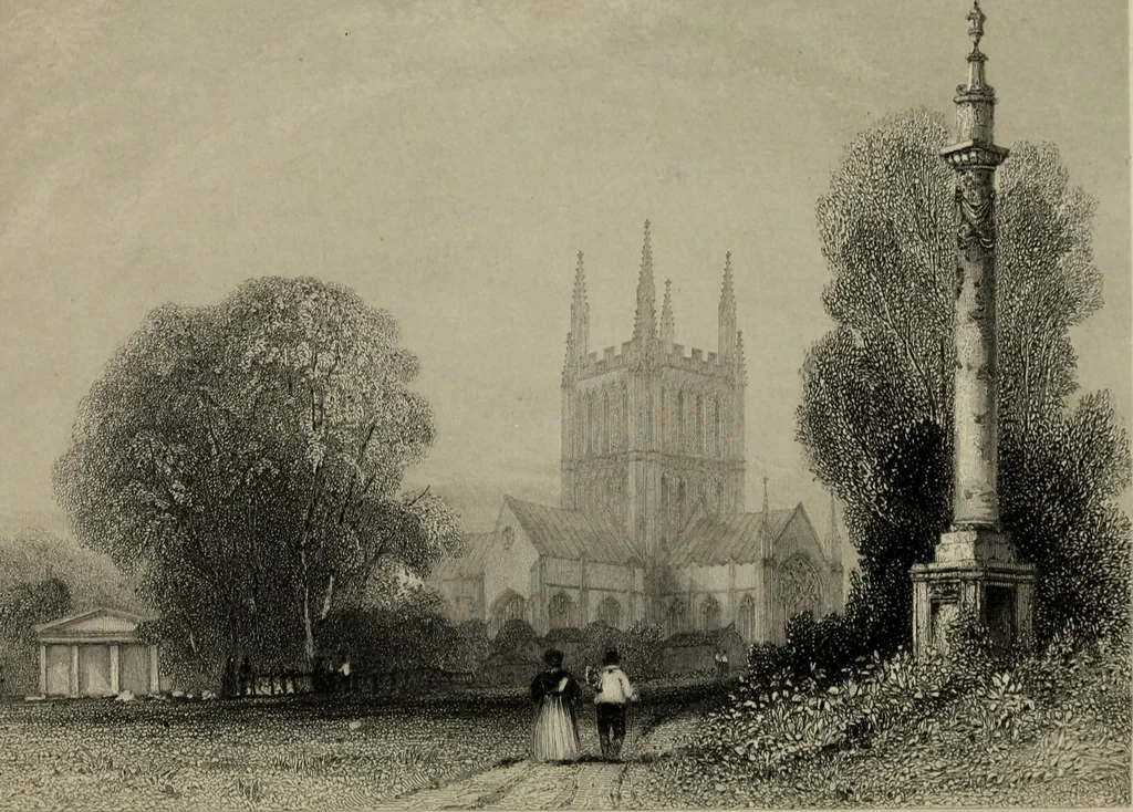 An illustration from Winkles's architectural and picturesque illustrations of the cathedral churches of England and Wales, 1836, leaf 85
