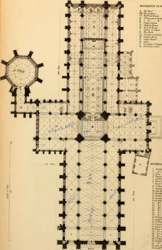 An illustration from Winkles's architectural and picturesque illustrations of the cathedral churches of England and Wales, 1836, leaf 115