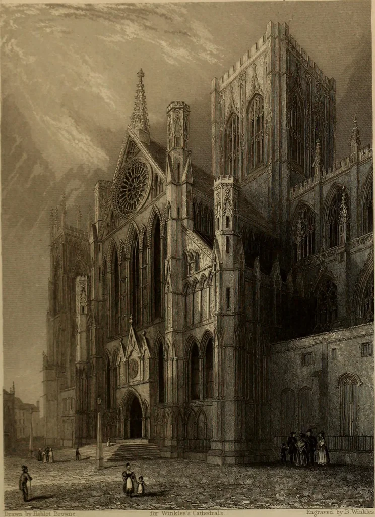 An illustration from Winkles's architectural and picturesque illustrations of the cathedral churches of England and Wales, 1836, leaf 122