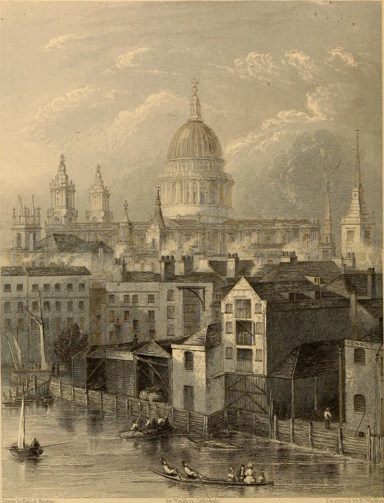 An illustration from Winkles's architectural and picturesque illustrations of the cathedral churches of England and Wales, 1836, leaf 149