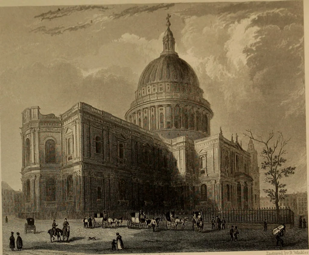 An illustration from Winkles's architectural and picturesque illustrations of the cathedral churches of England and Wales, 1836, leaf 164
