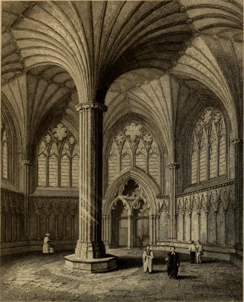 An illustration from Winkles's architectural and picturesque illustrations of the cathedral churches of England and Wales, 1836, leaf 220