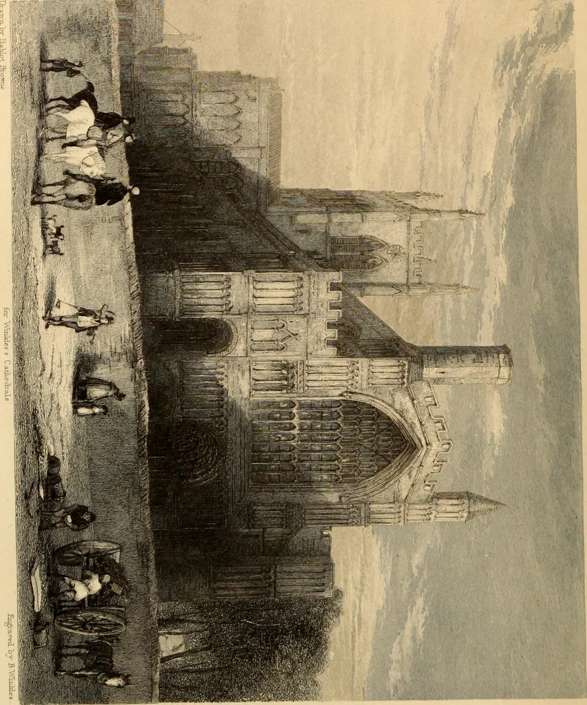 An illustration from Winkles's architectural and picturesque illustrations of the cathedral churches of England and Wales, 1836, leaf 227