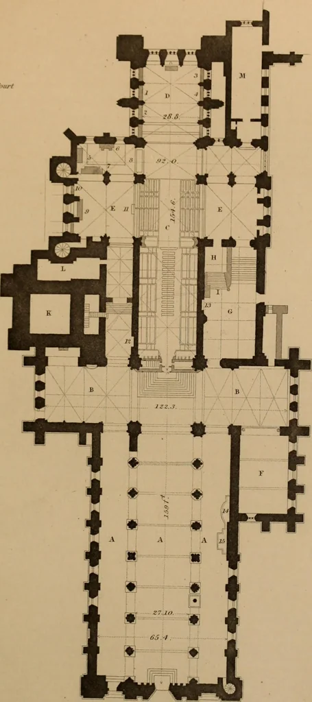 An illustration from Winkles's architectural and picturesque illustrations of the cathedral churches of England and Wales, 1836, leaf 230