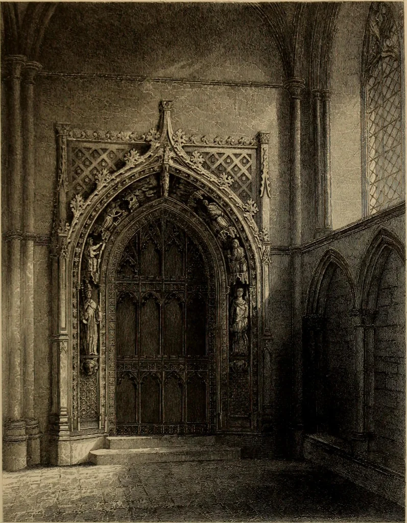 An illustration from Winkles's architectural and picturesque illustrations of the cathedral churches of England and Wales, 1836, leaf 250