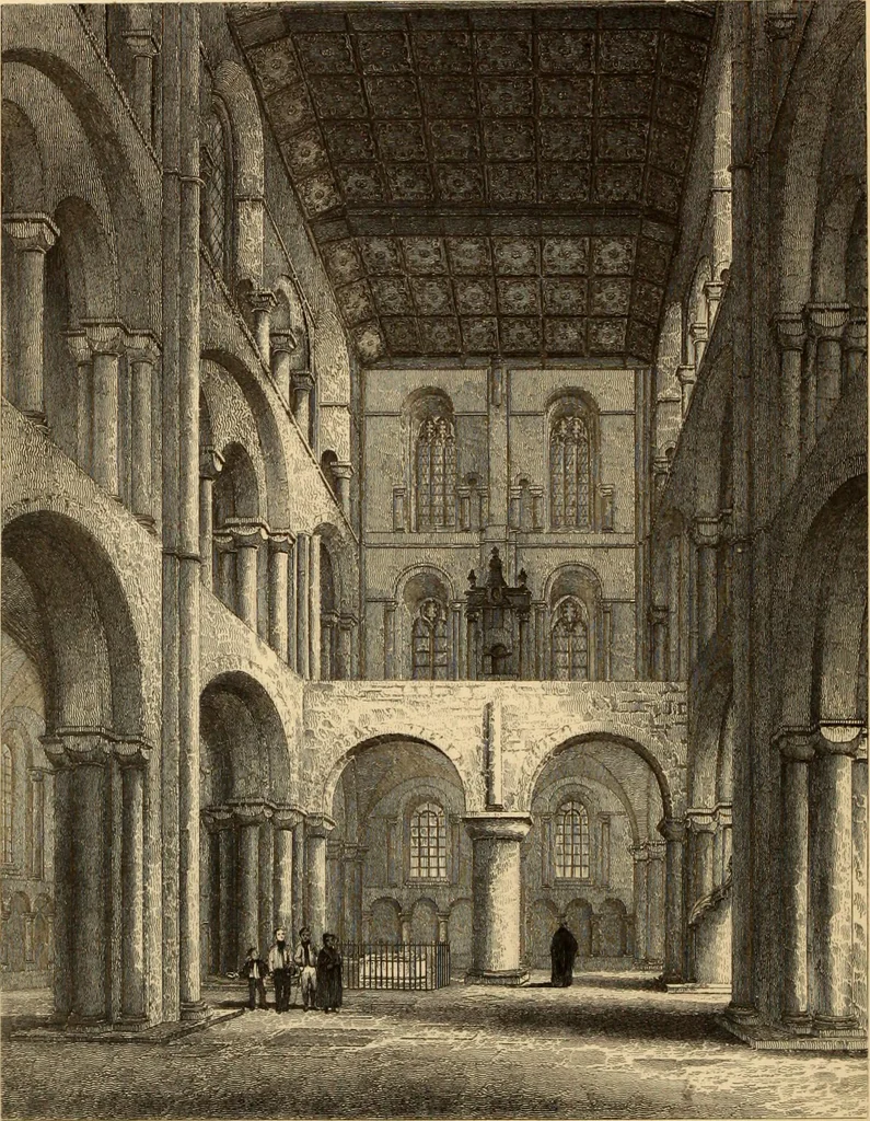 An illustration from Winkles's architectural and picturesque illustrations of the cathedral churches of England and Wales, 1836, leaf 263