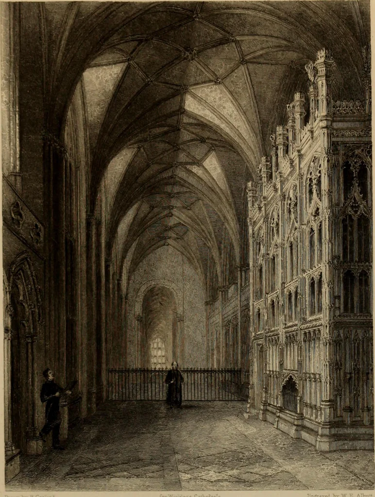 An illustration from Winkles's architectural and picturesque illustrations of the cathedral churches of England and Wales, 1836, leaf 290