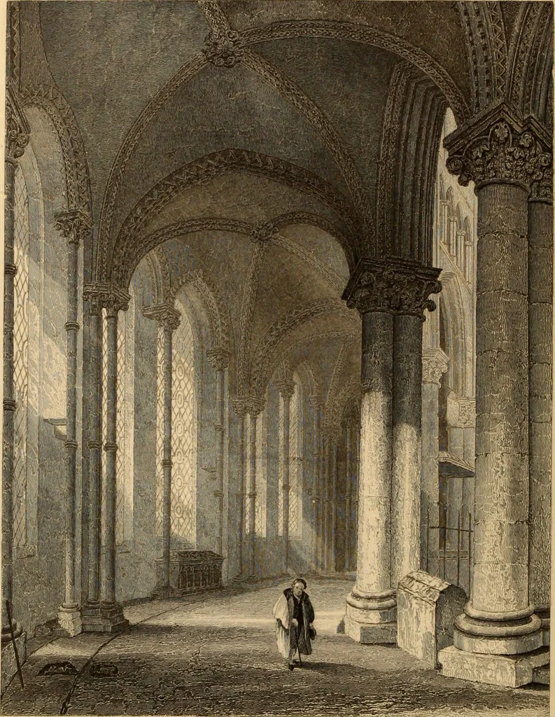 An illustration from Winkles's architectural and picturesque illustrations of the cathedral churches of England and Wales, 1836, leaf 67
