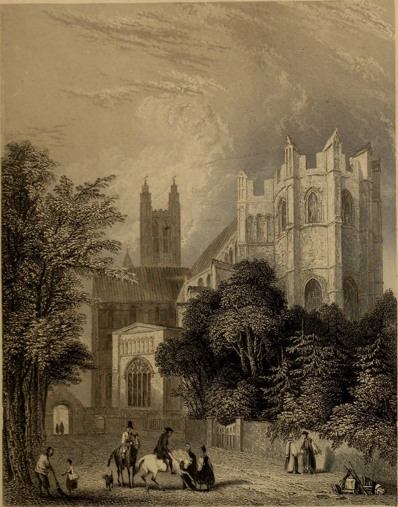 An illustration from Winkles's architectural and picturesque illustrations of the cathedral churches of England and Wales, 1836, leaf 74