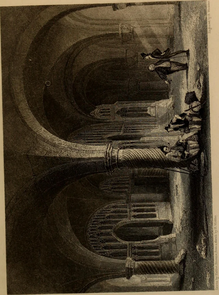 An illustration from Winkles's architectural and picturesque illustrations of the cathedral churches of England and Wales, 1836, leaf 80