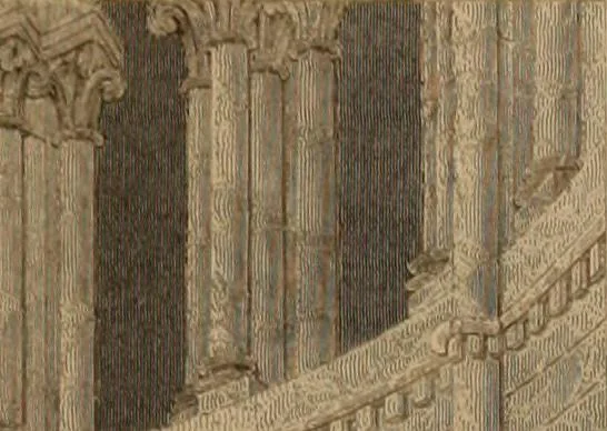 An illustration from Winkles's architectural and picturesque illustrations of the cathedral churches of England and Wales, 1836, leaf 90
