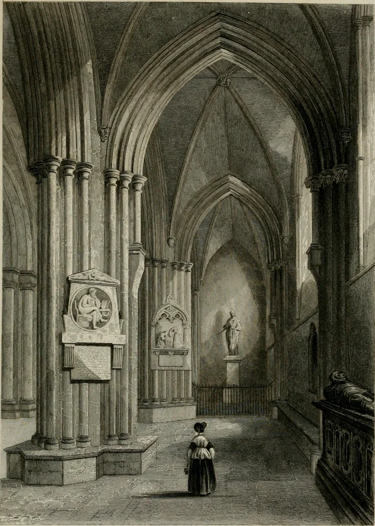 An illustration from Winkles's architectural and picturesque illustrations of the cathedral churches of England and Wales, 1836, leaf 110