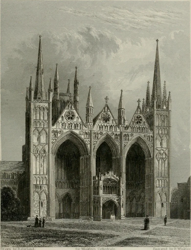 An illustration from Winkles's architectural and picturesque illustrations of the cathedral churches of England and Wales, 1836, leaf 192