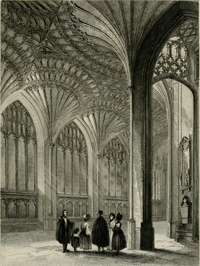An illustration from Winkles's architectural and picturesque illustrations of the cathedral churches of England and Wales, 1836, leaf 220