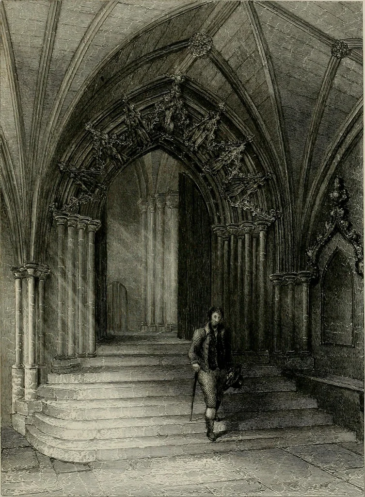 An illustration from Winkles's architectural and picturesque illustrations of the cathedral churches of England and Wales, 1836, leaf 266
