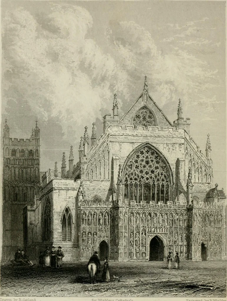 An illustration from Winkles's architectural and picturesque illustrations of the cathedral churches of England and Wales, 1836, leaf 279