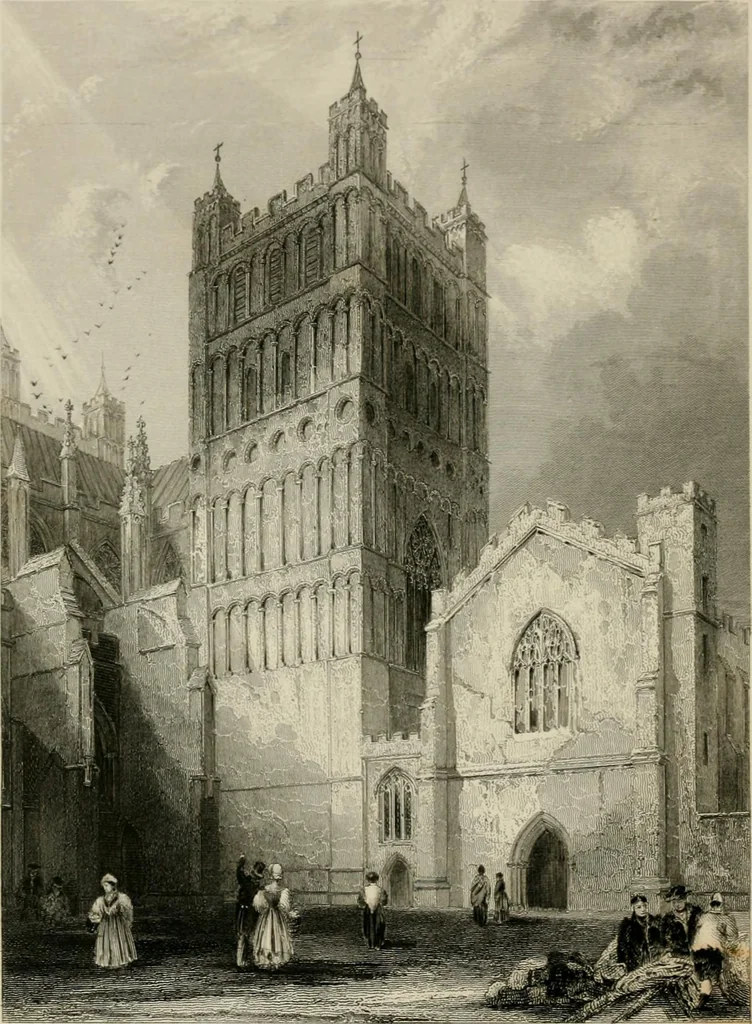 An illustration from Winkles's architectural and picturesque illustrations of the cathedral churches of England and Wales, 1836, leaf 291