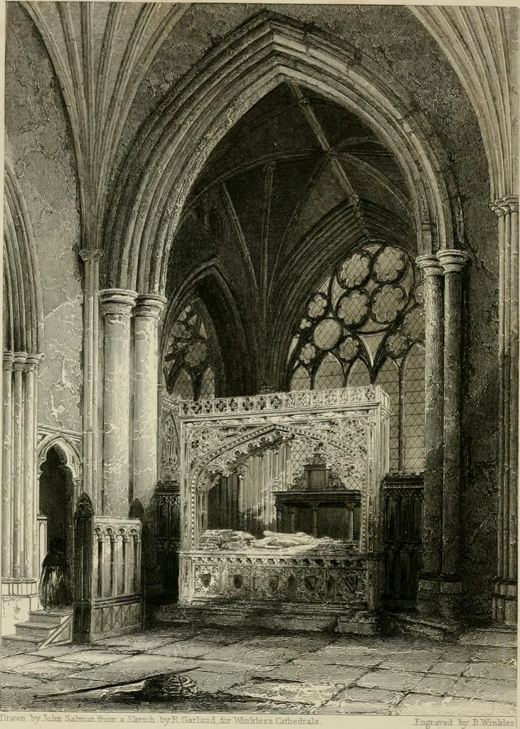 An illustration from Winkles's architectural and picturesque illustrations of the cathedral churches of England and Wales, 1836, leaf 313