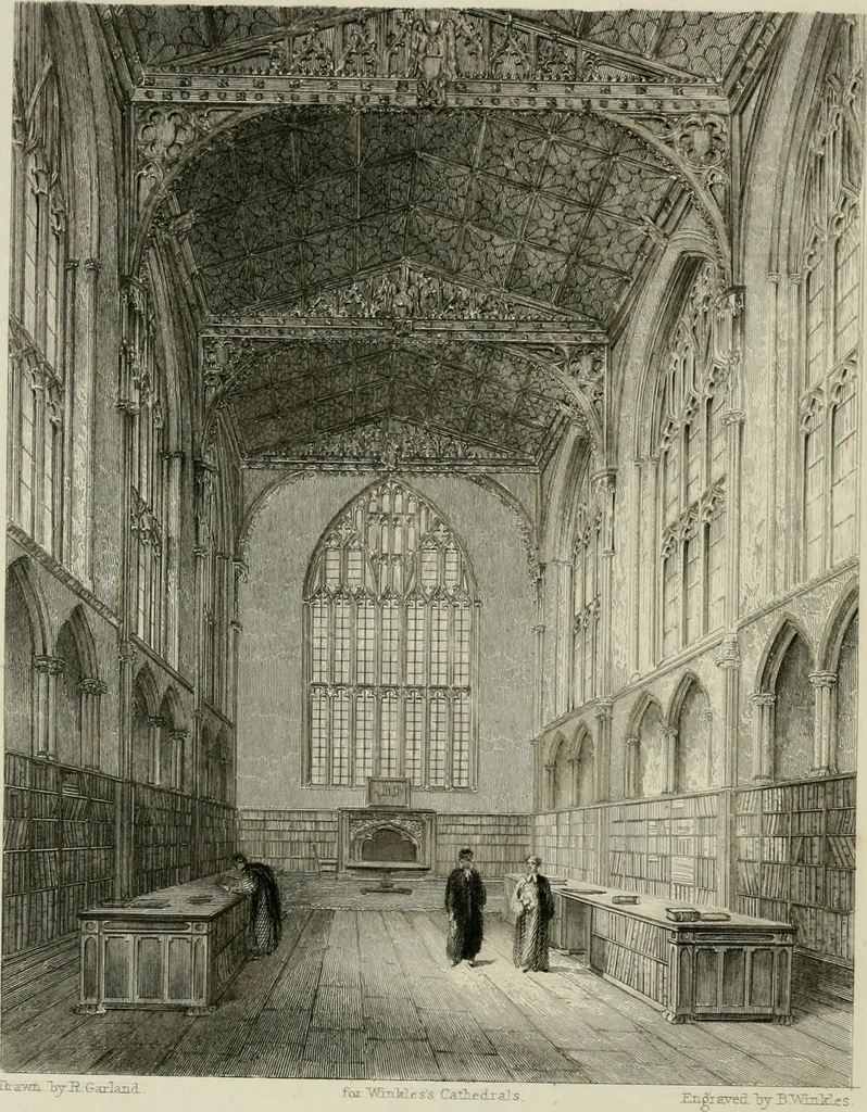 An illustration from Winkles's architectural and picturesque illustrations of the cathedral churches of England and Wales, 1836, leaf 319