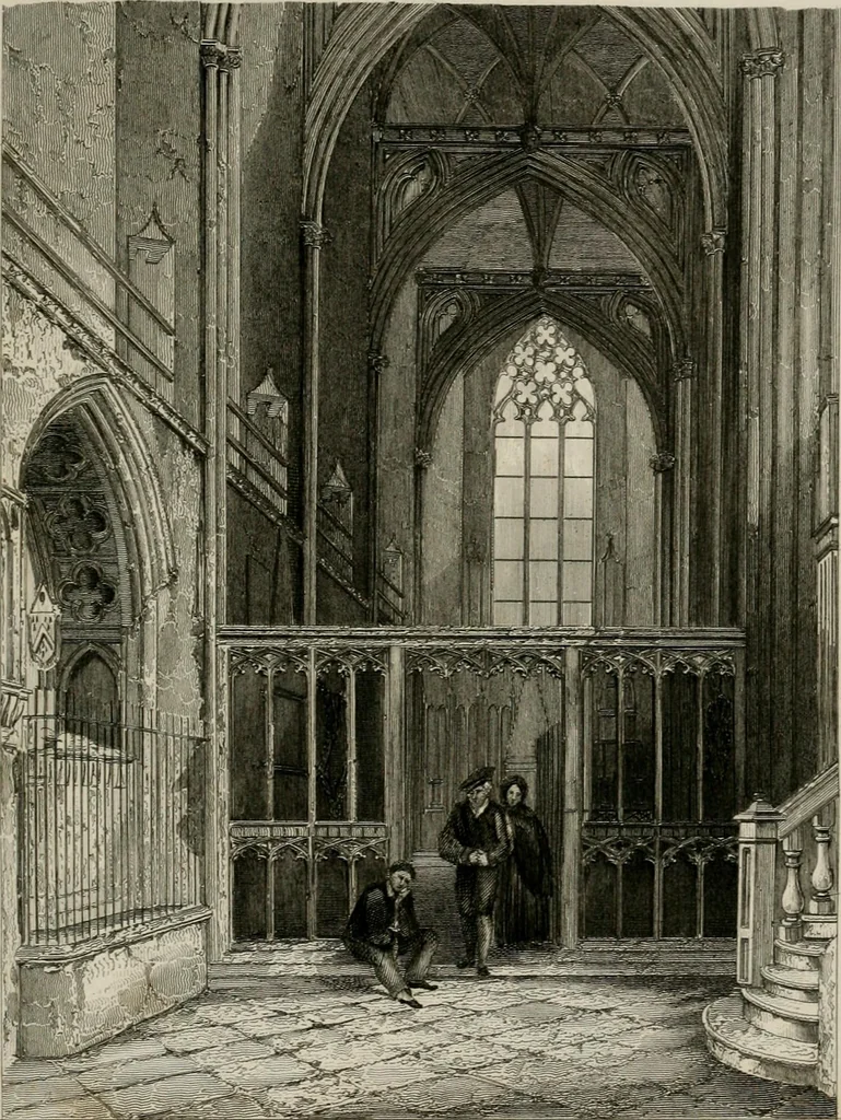 An illustration from Winkles's architectural and picturesque illustrations of the cathedral churches of England and Wales, 1836, leaf 346