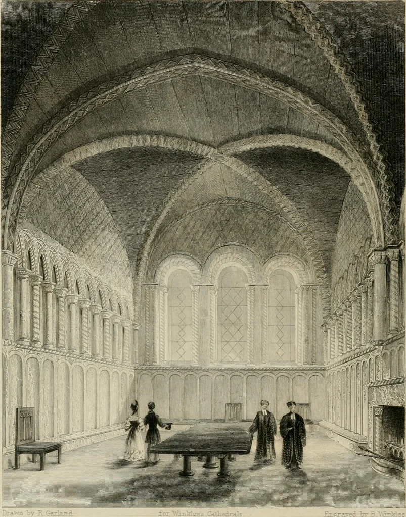 An illustration from Winkles's architectural and picturesque illustrations of the cathedral churches of England and Wales, 1836, leaf 353
