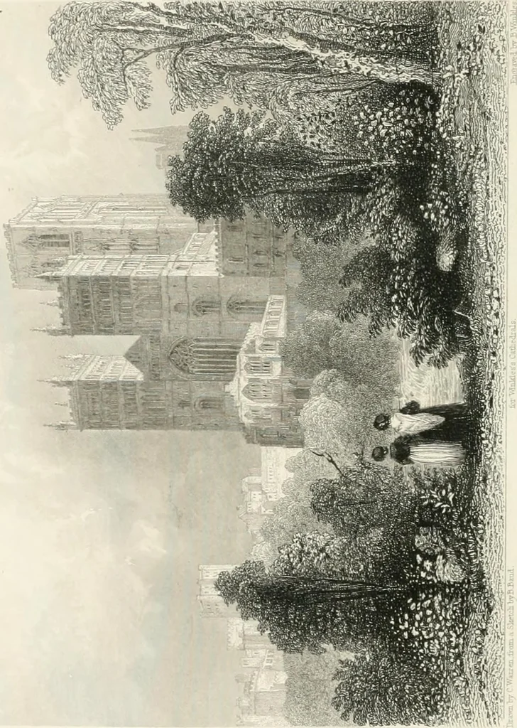 An illustration from Winkles's architectural and picturesque illustrations of the cathedral churches of England and Wales, 1836, leaf 139