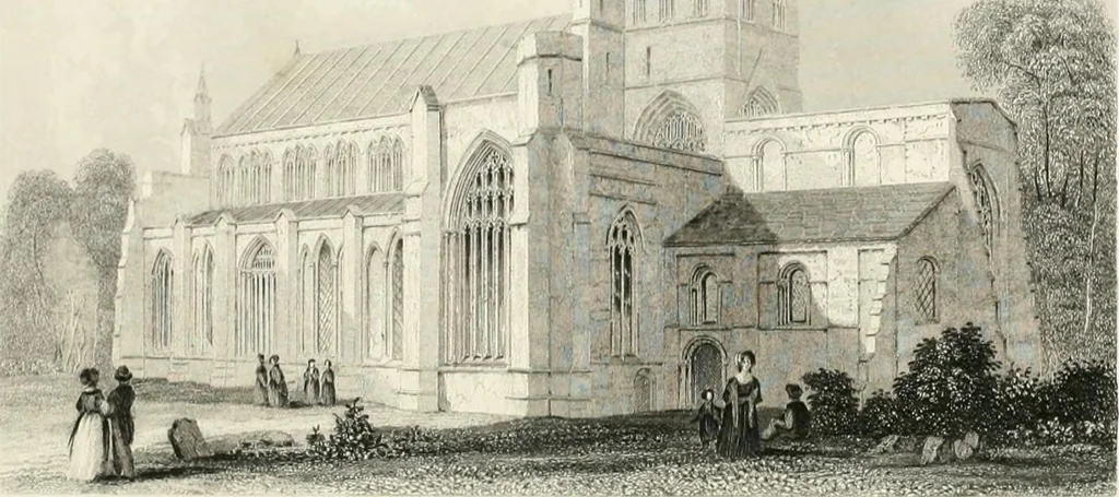 An illustration from Winkles's architectural and picturesque illustrations of the cathedral churches of England and Wales, 1836, leaf 159