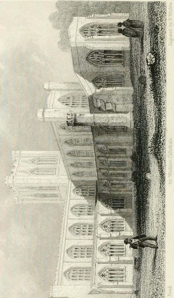 An illustration from Winkles's architectural and picturesque illustrations of the cathedral churches of England and Wales, 1836, leaf 197