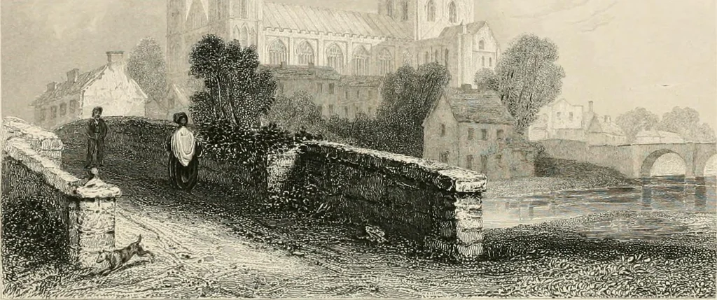 An illustration from Winkles's architectural and picturesque illustrations of the cathedral churches of England and Wales, 1836, leaf 221