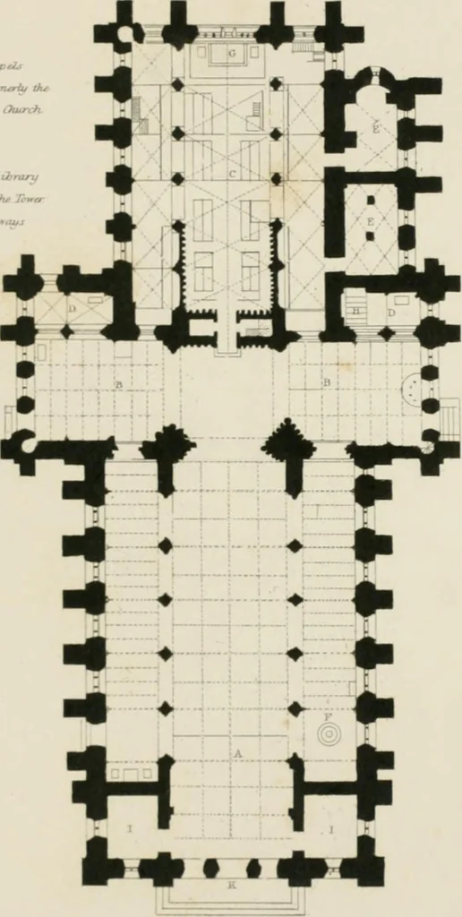 An illustration from Winkles's architectural and picturesque illustrations of the cathedral churches of England and Wales, 1836, leaf 236