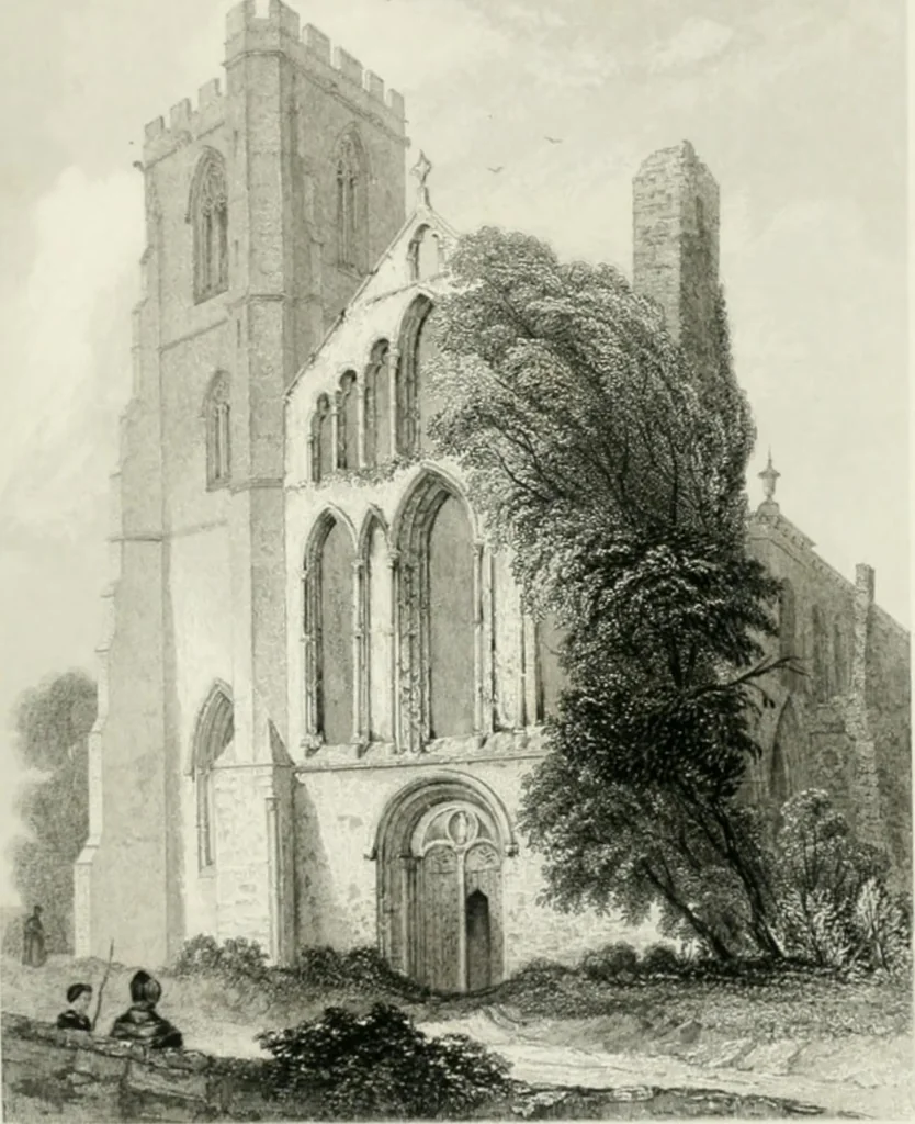 An illustration from Winkles's architectural and picturesque illustrations of the cathedral churches of England and Wales, 1836, leaf 258