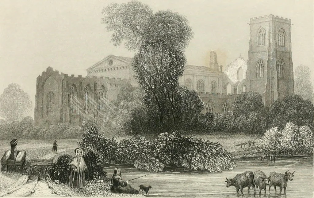 An illustration from Winkles's architectural and picturesque illustrations of the cathedral churches of England and Wales, 1836, leaf 261