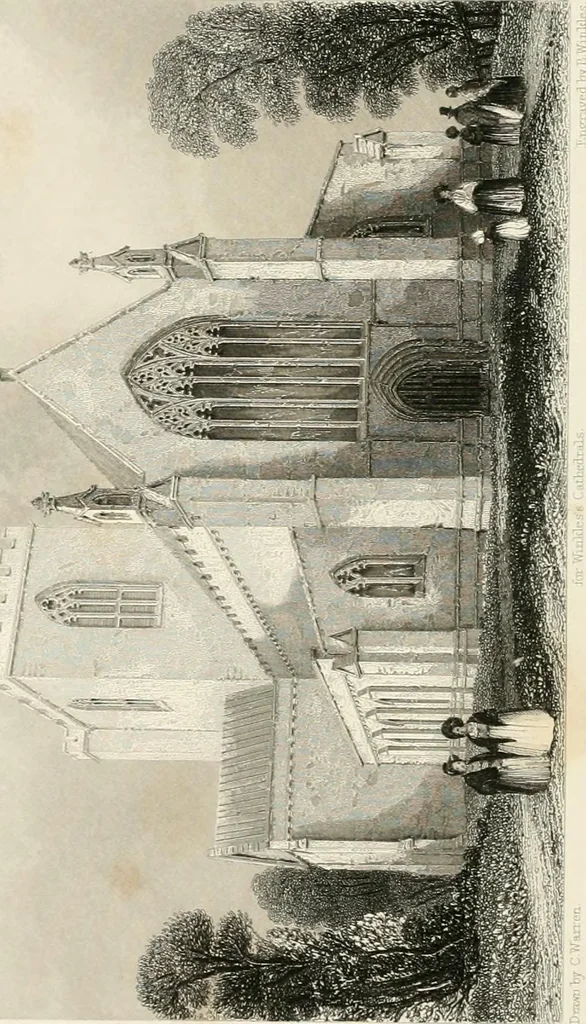 An illustration from Winkles's architectural and picturesque illustrations of the cathedral churches of England and Wales, 1836, leaf 273