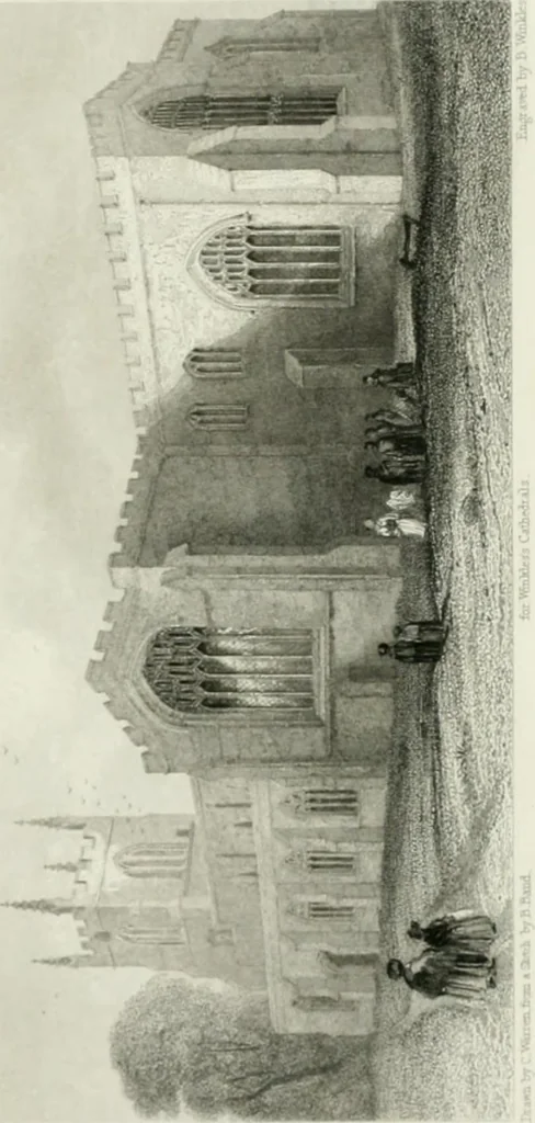 An illustration from Winkles's architectural and picturesque illustrations of the cathedral churches of England and Wales, 1836, leaf 288
